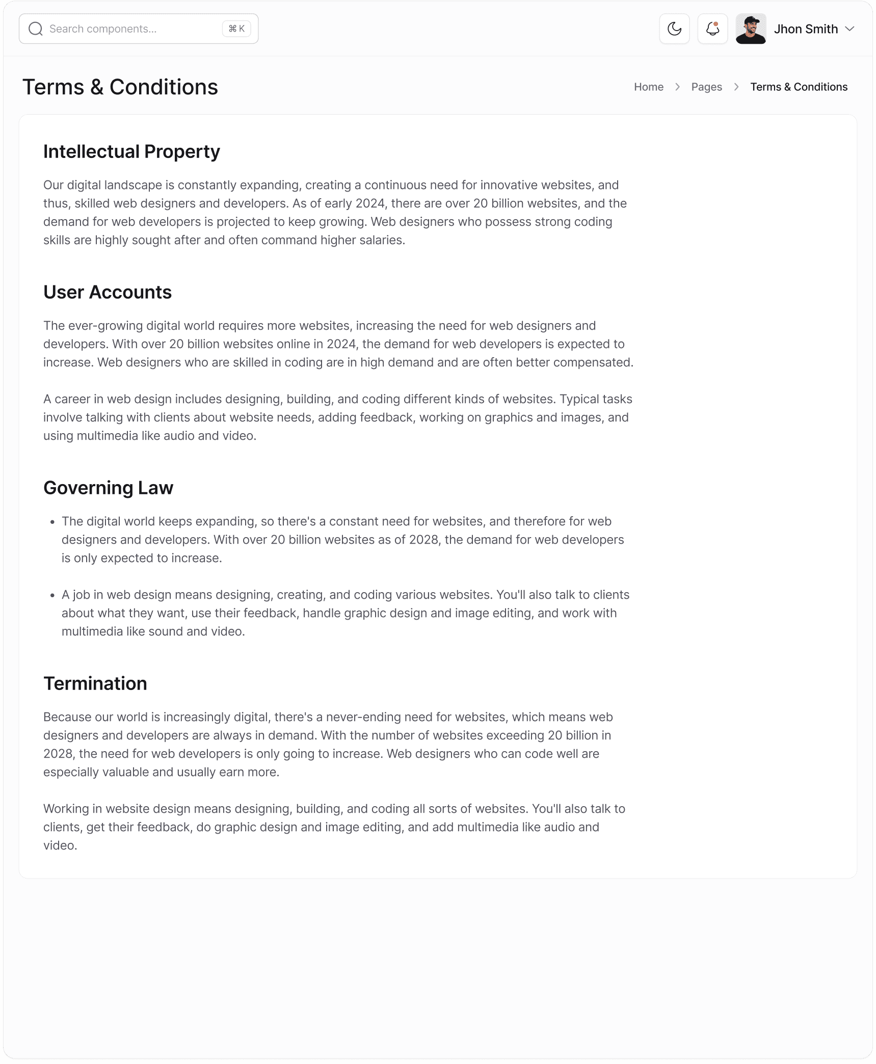 Terms & Conditions