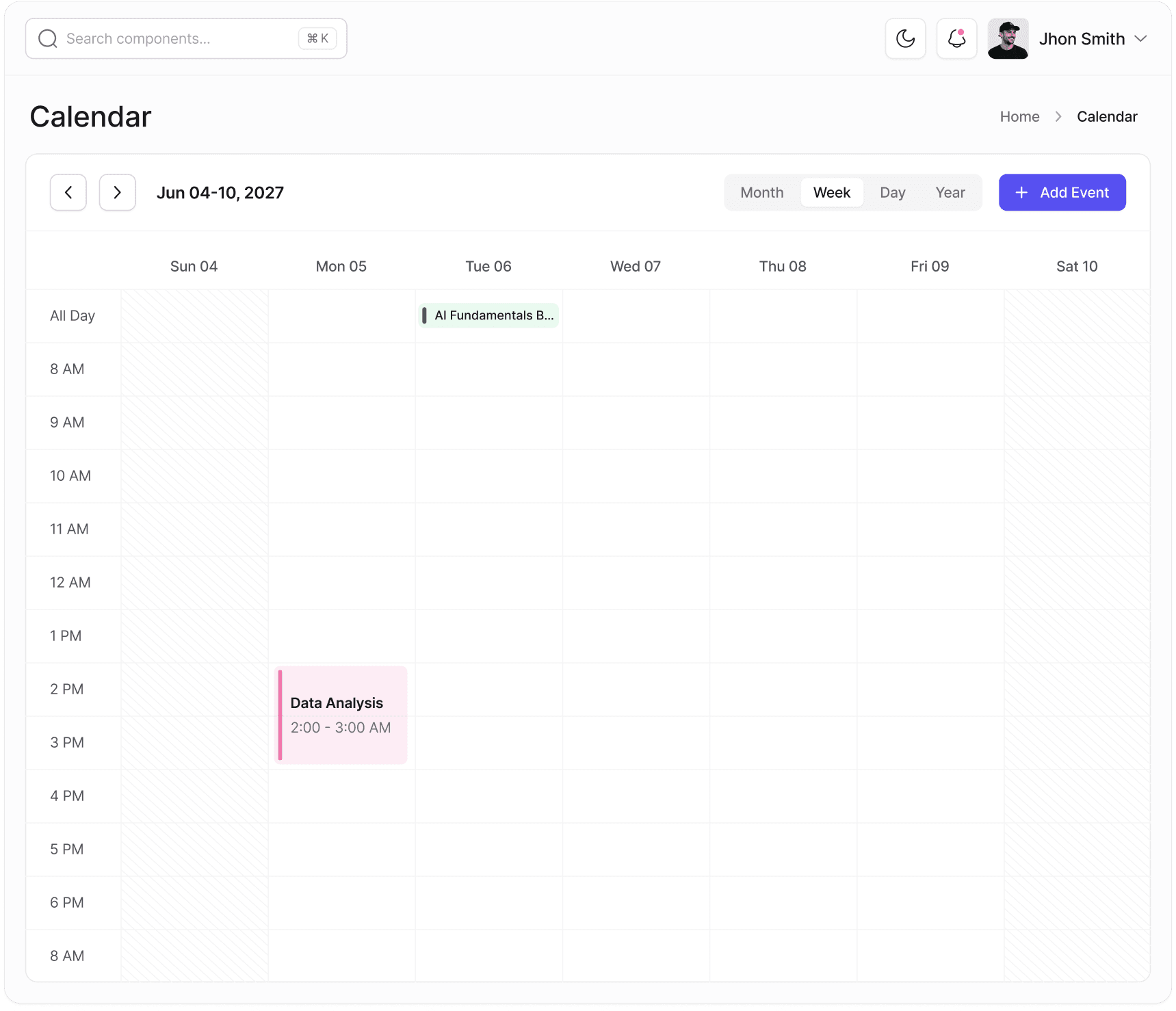 Calendar Week