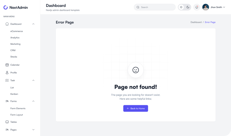 Error Page