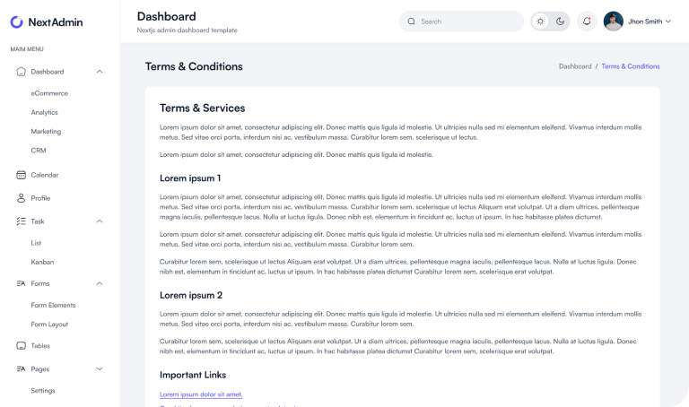 Terms & Conditions