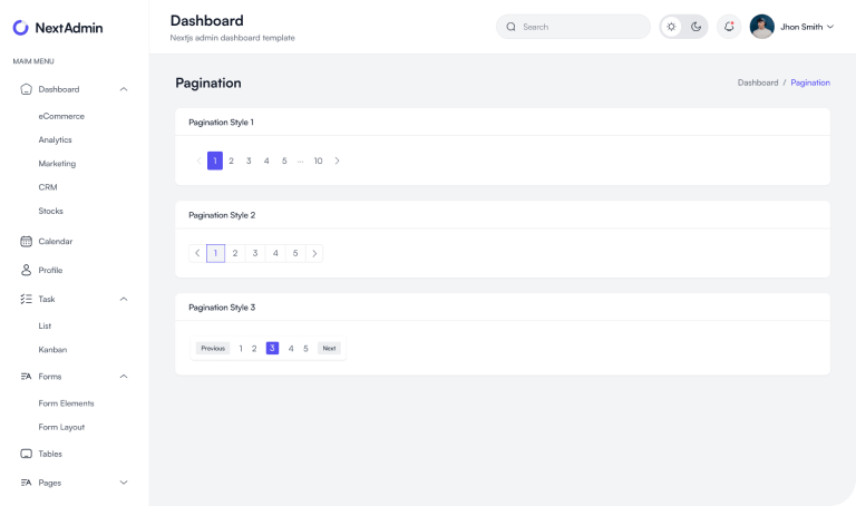 Pagination