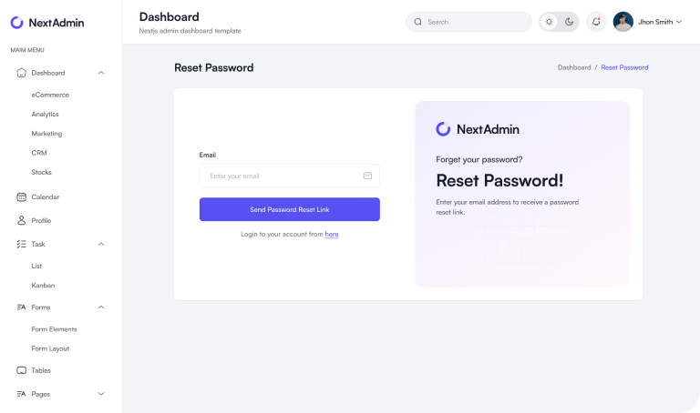 Reset Password